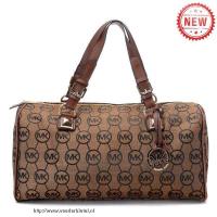 michael kors grayson monogram medium bruin boekentassen Winkel Groningen 56r5l587